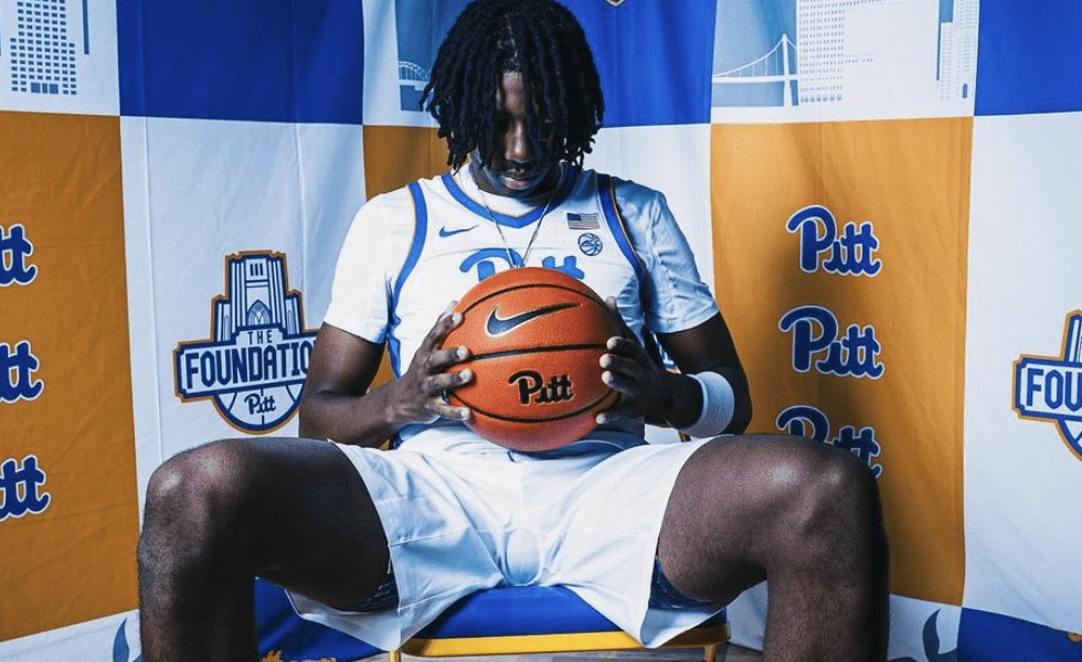 On Wednesday, class-of-2025 prospect Omari Witherspoon officially signed with Pitt, at his high school St. John's College Prep.